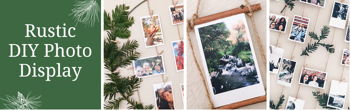 Rustic DIY Photo Display